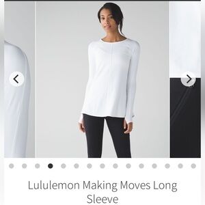 Lululemon Making Moves Long Sleeve